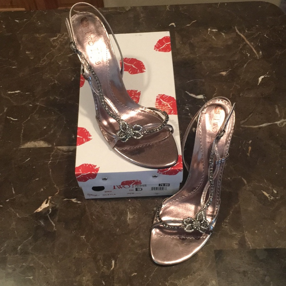 Embellished heels.